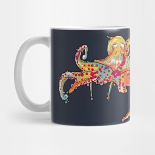 Cool Graphic Octopus Apparel - Octopus Kraken Marine Animal Collection Mug